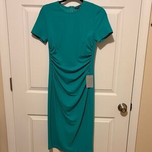Maggy London Teal Midi Dress
